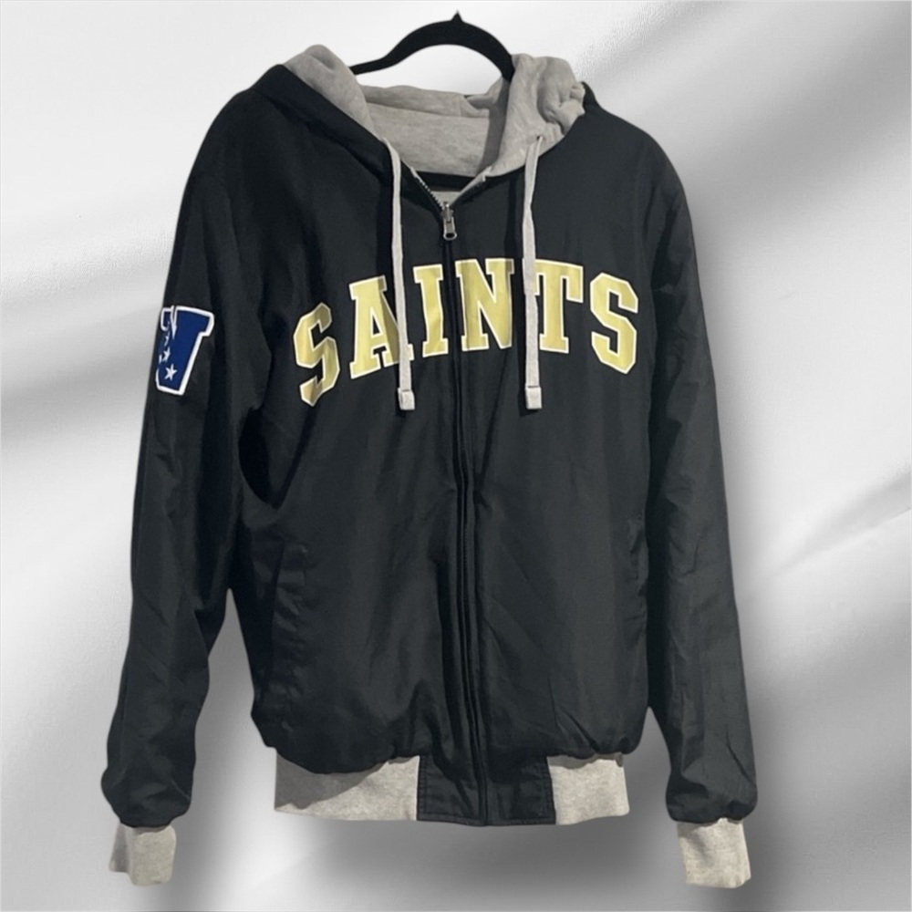 NFL New Orleans Saints Reversible Men’s Jacket Size L
